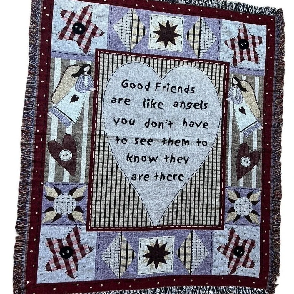 Collections Etc woven tapestry